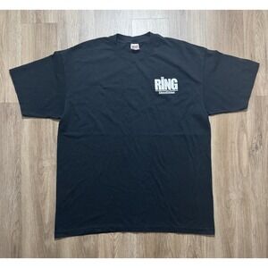 Vintage Y2K Anvil The‎ Ring Horror Film Movie Promo T Shirt Size XL